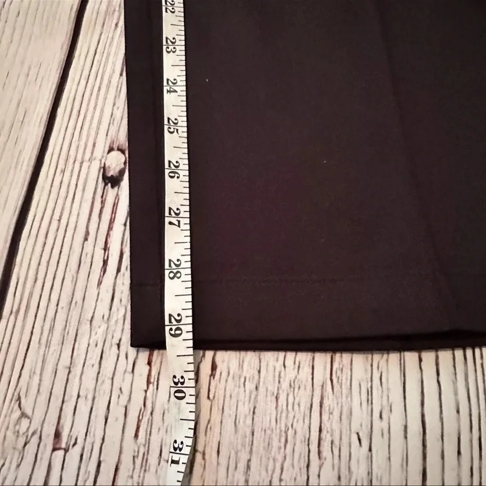 Croft & Barrow‎ Easy Care Khaki Black Pants Flat Front Size 38x29 NWT
